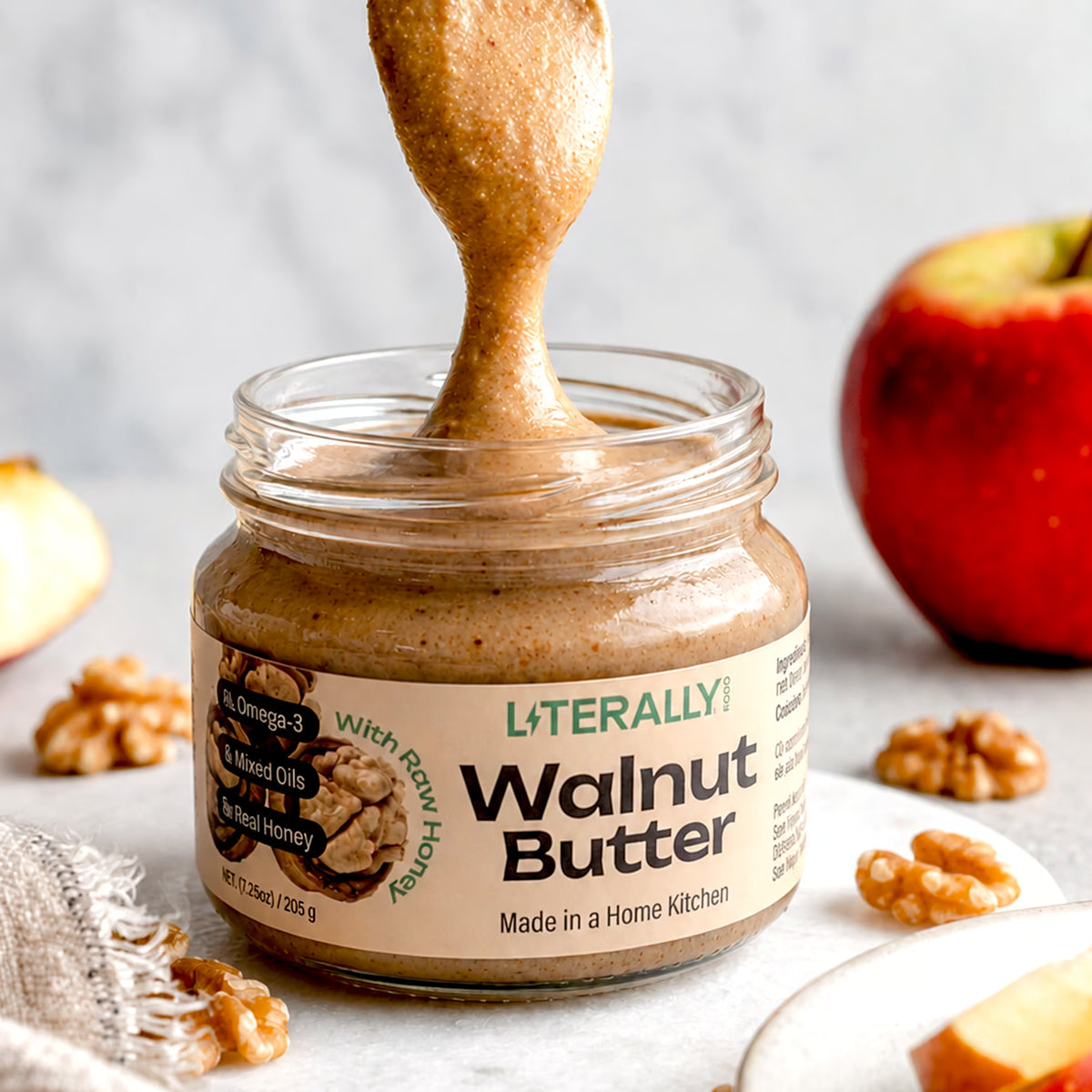 Walnut Butter Walnut Butter Spread – Literally Food